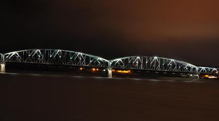 Panorama nocna2 – Toruń, Polska