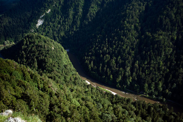 Pieniny - widok z Wysokiej 