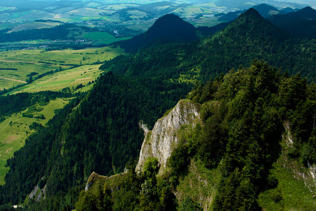 Pieniny - widok z Trzech koron