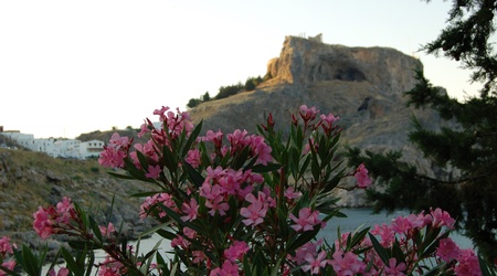 Zamek w Lindos – Rodos, Grecja