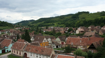 widok na Biertan – Rumunia