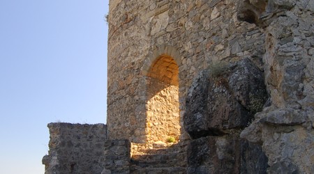 Ruiny zamku w Asklipio – Rodos, Grecja