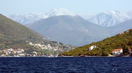 Boka Kotorska - widok od strony Herceg Novi – Czarnogóra