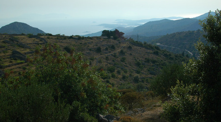 Wyspa Hvar, stara trasa do miasta Hvar. – Chorwacja