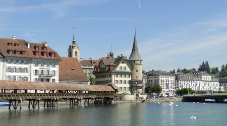 Kapellbrucke - most kapliczny – Lucerna, Szwajcaria