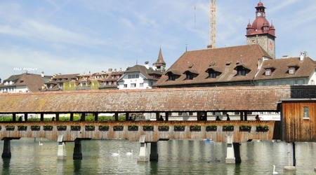 Kapellbrucke - most kapliczny – Lucerna, Szwajcaria