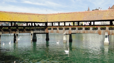 Kapellbrucke - most kapliczny – Lucerna, Szwajcaria
