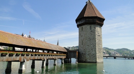 Kapellbrucke - most kapliczny – Lucerna, Szwajcaria