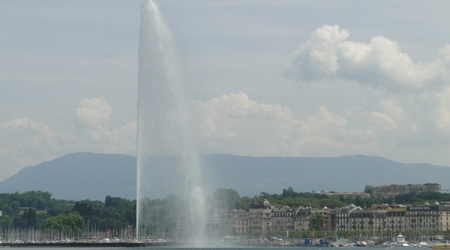 Genewa - fontanna – Szwajcaria