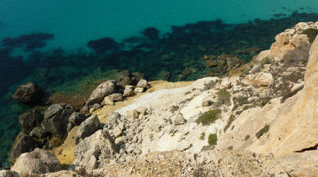 patrzę w dół... – Lampedusa, Włochy