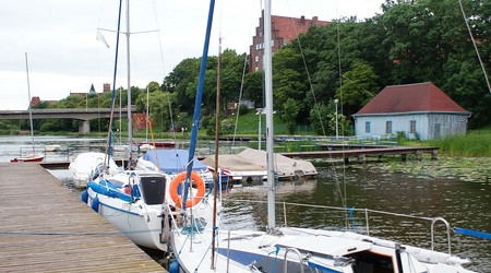przystań żeglarska w Malborku – Polska
