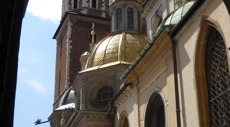 Widok z bramy B. Berrecciego – Kraków, Polska