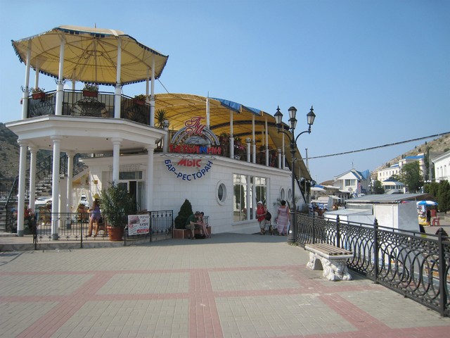 Bałakława restauracja przy nadbrzeżnym bulwarze