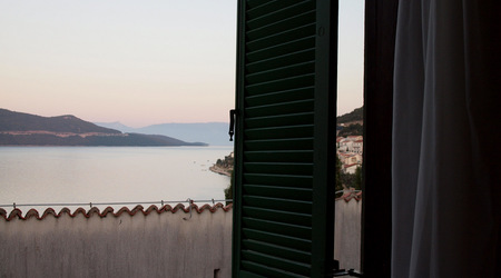 poranny widok na Adriatyk – Neum, Bośnia I Hercegowina