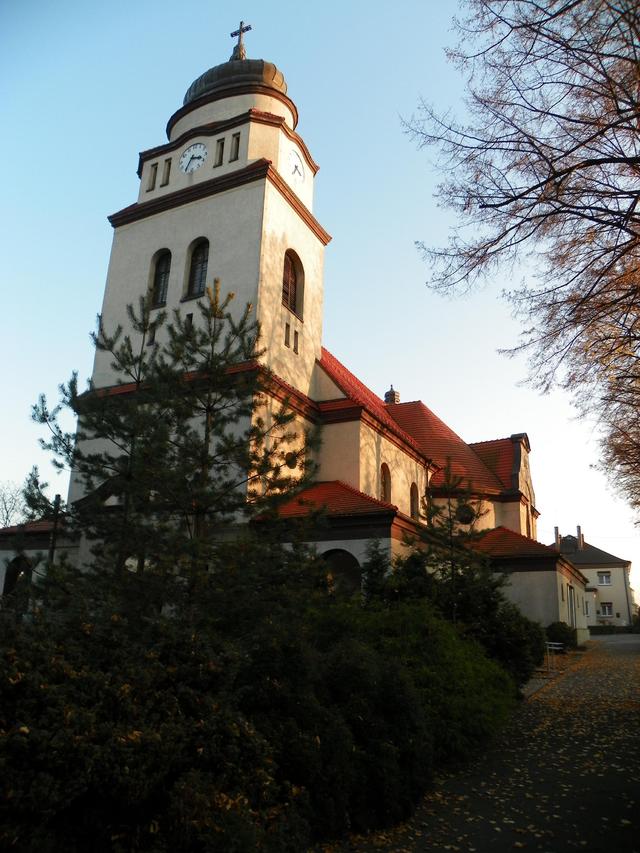 Wyry, neobarokowy kościół