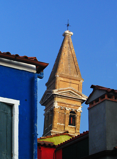 Burano - wieża San Martino Vescovo