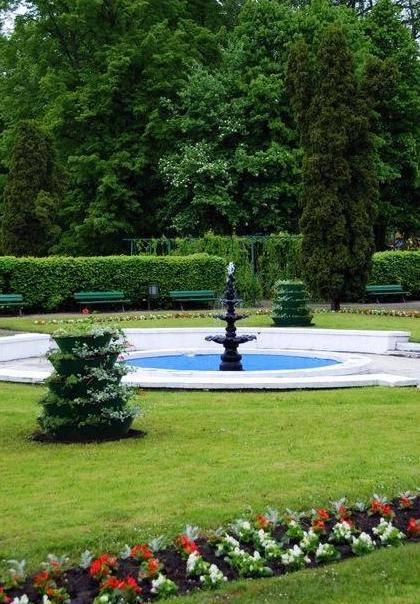 w parku miejskim