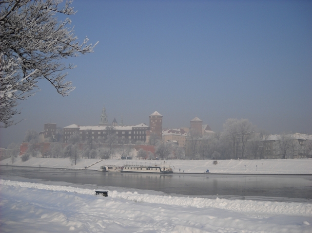 Wawel zimą
