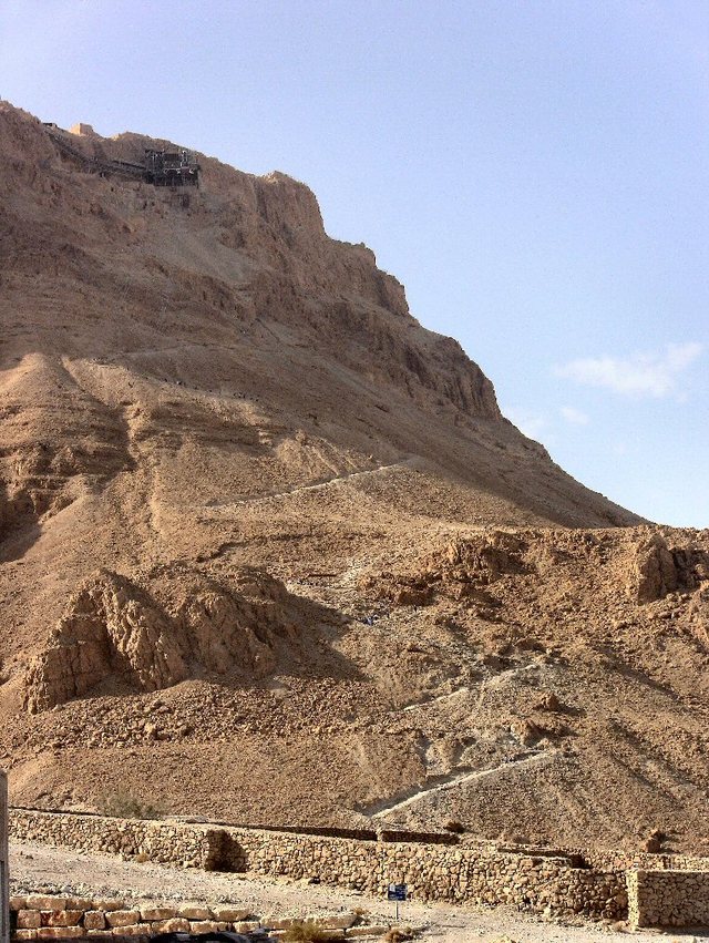 Masada, Izrael - twierdza pomnik
