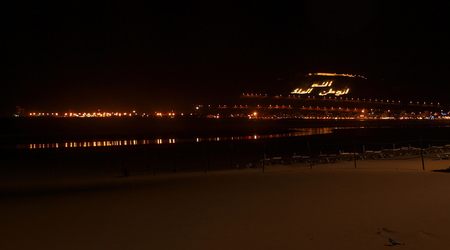 Agadir - po zmierzchu – Maroko