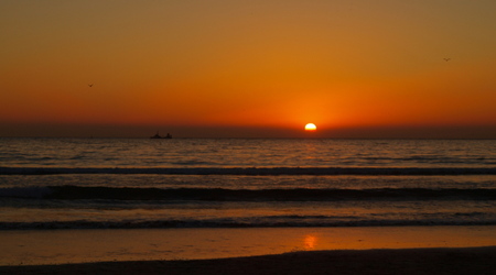 Agadir - zachód słońca – Maroko
