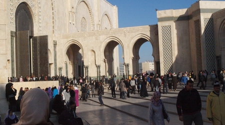 Casablanca - meczet Hassana II – Maroko