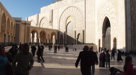 Casablanca - meczet Hassana II – Maroko