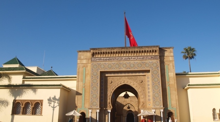 Rabat - pałac królewski – Maroko