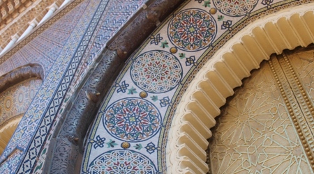 Fez - brama pałacu królewskiego – Fès, Maroko
