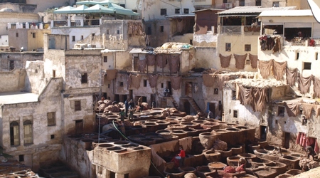 Fes - garbarnia – Fès, Maroko
