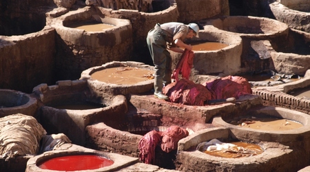 Fes - garbarnia – Fès, Maroko