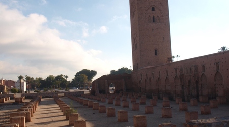 Marakesz - minaret Koutoubija – Marrakech, Maroko