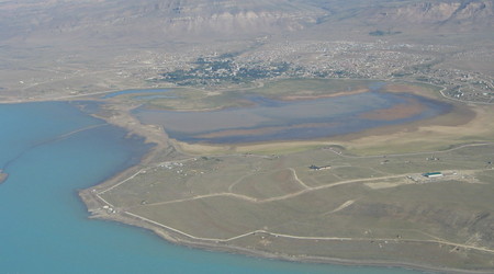 El Calafate  z lotu ptaka – Argentyna