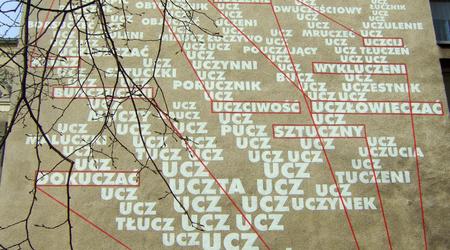 Mural edukacyjny... – Warszawa, Polska