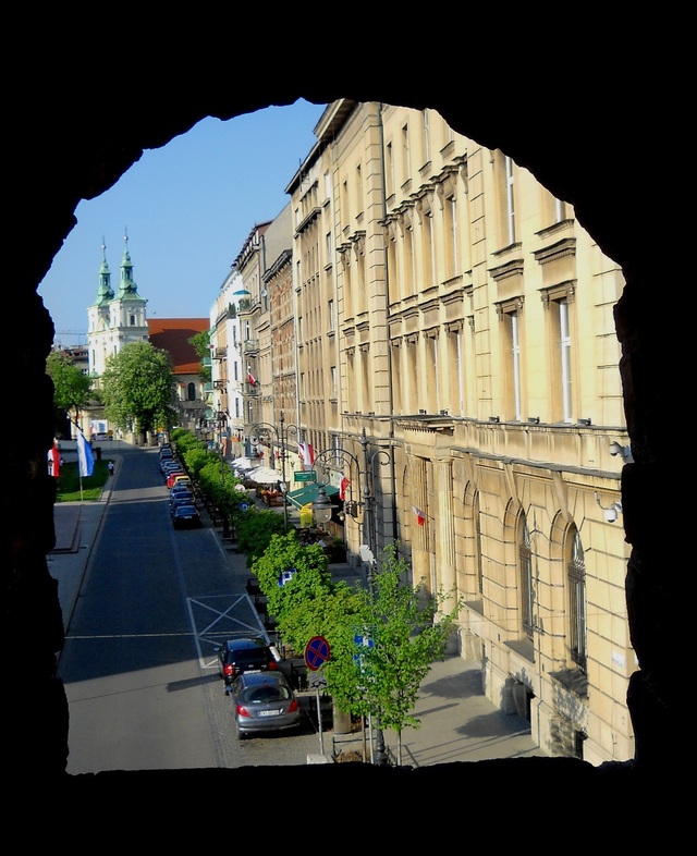widok z Barbakanu