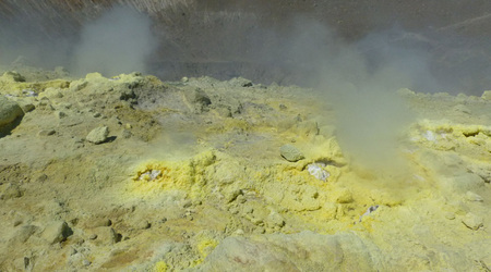 fumarole – Vulcano, Włochy
