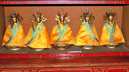 figurki Awalokiteśwary – Ułan Bator, Mongolia