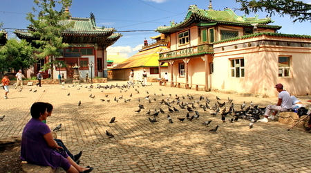plac świątynny – Ułan Bator, Mongolia