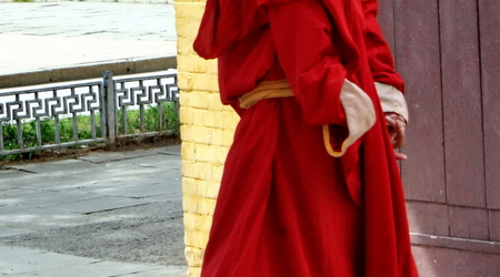 mnich buddyjski – Ułan Bator, Mongolia