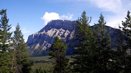 Góra-sandwich – Park narodowy banff, Kanada