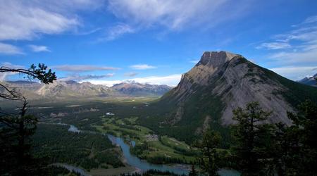 Widoki z Mountain Tunnel – Park narodowy banff, Kanada
