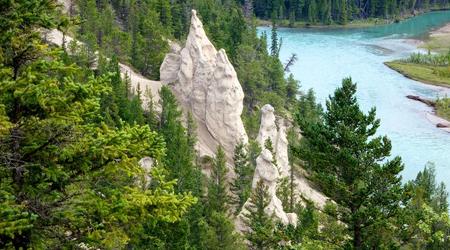 Bajeczne kominy wersja Banffowa – Park narodowy banff, Kanada