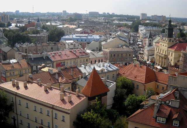 Nad dachami Lublina