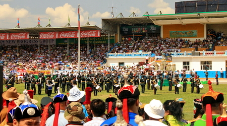 orkiestra wojskowa – Ułan Bator, Mongolia