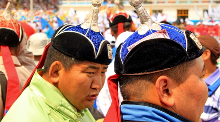 zapaśnicy – Ułan Bator, Mongolia