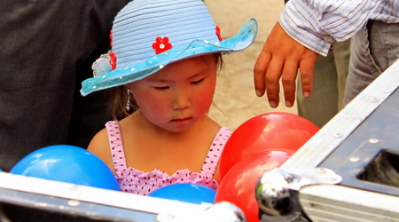 wśród zgiełku dorosłych... – Ułan Bator, Mongolia