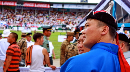 na stadionie – Ułan Bator, Mongolia