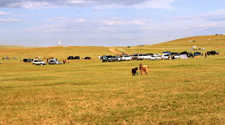 step na obrzeżach UB – Ułan Bator, Mongolia