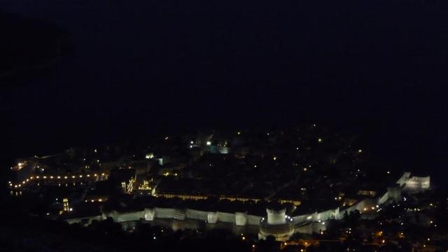 Noc nad Dubrownikiem