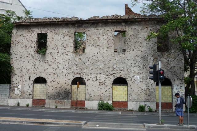 Mostar - ślady wojny